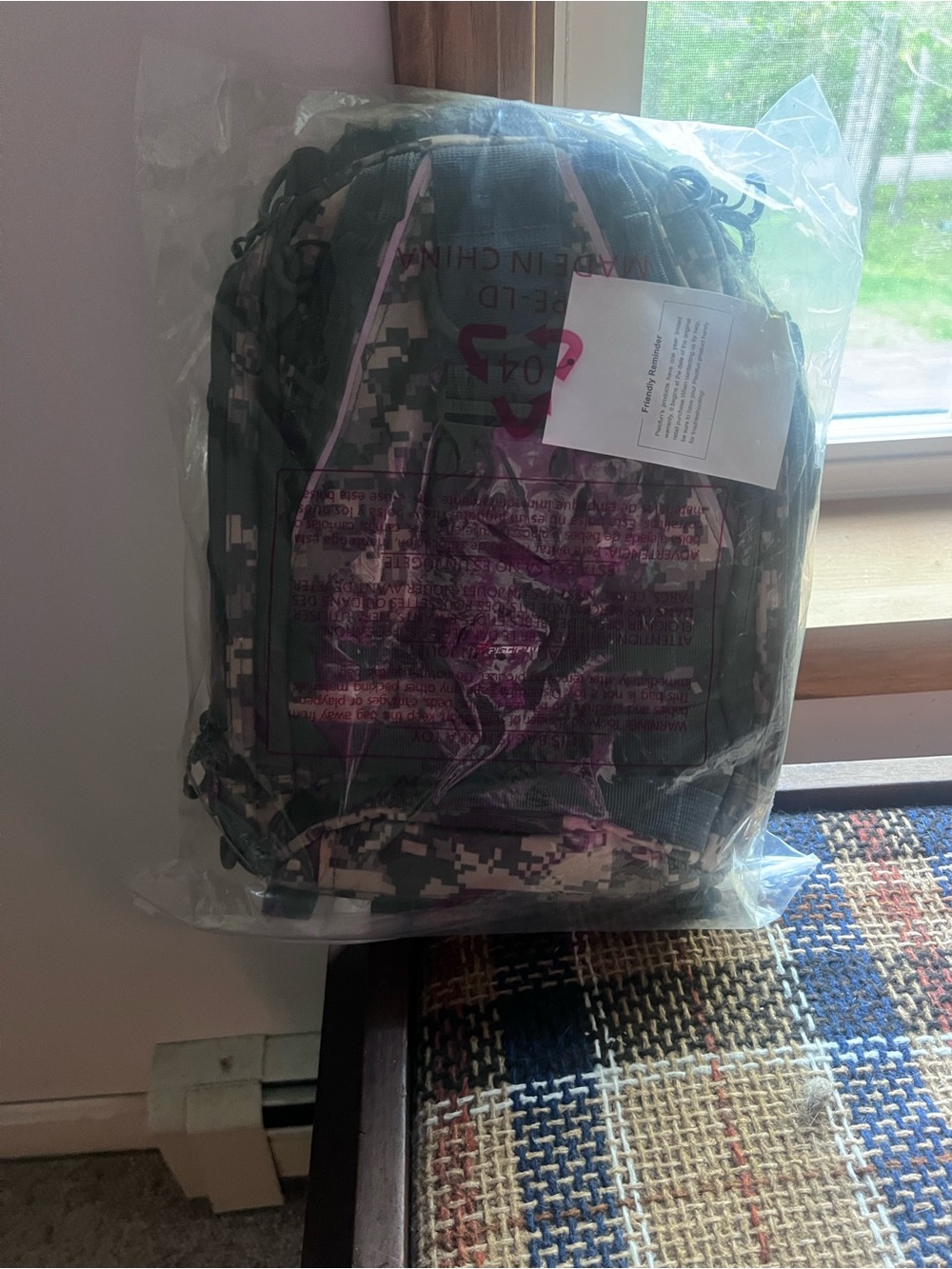 Digital Camo Backpack - Green/Gray